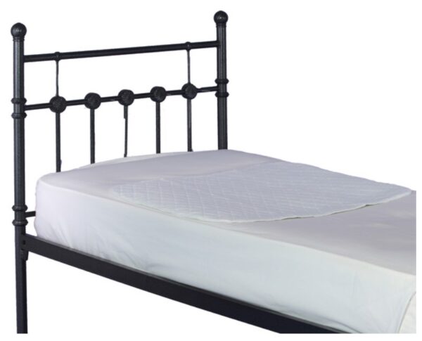 chłonny podkład na łóżko wielokrotnego użytku, biały