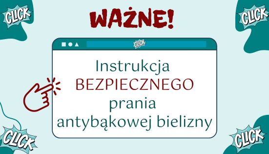 Instrukcja bezpiecznego prania bielizny na bąki