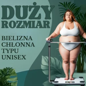 Bielizna na nietrzymanie moczu. Duży rozmiar UNISEX